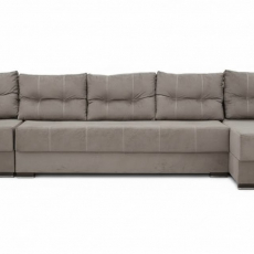 Диван "Люкс ПДУ" (с прямой частью 1900 + две выдвижные оттоманки) - Производство мягкой мебели